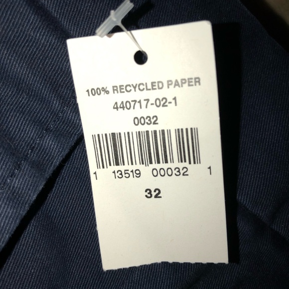 Gap flat front shorts | Navy Blue size 32 | 10” length Comfort stretch waistband - Picture 6 of 7